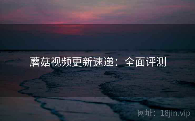 蘑菇视频更新速递：全面评测