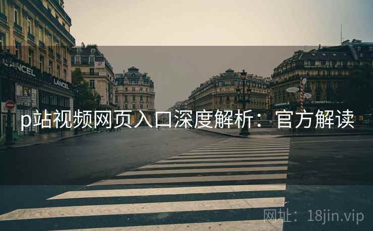 p站视频网页入口深度解析：官方解读